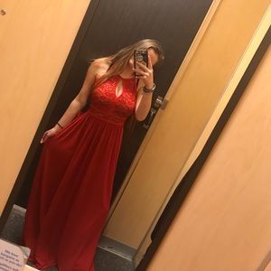 RED PROM DRESS